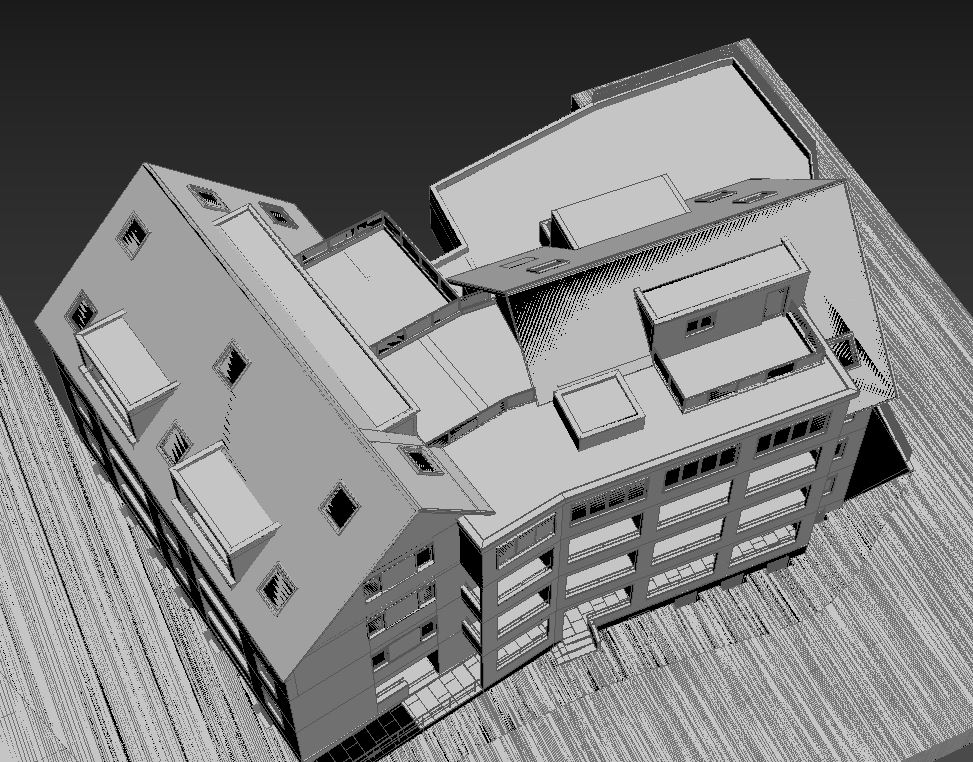 Архитектурная 3D визуализация. дом в г. Мюнхен Германия 4