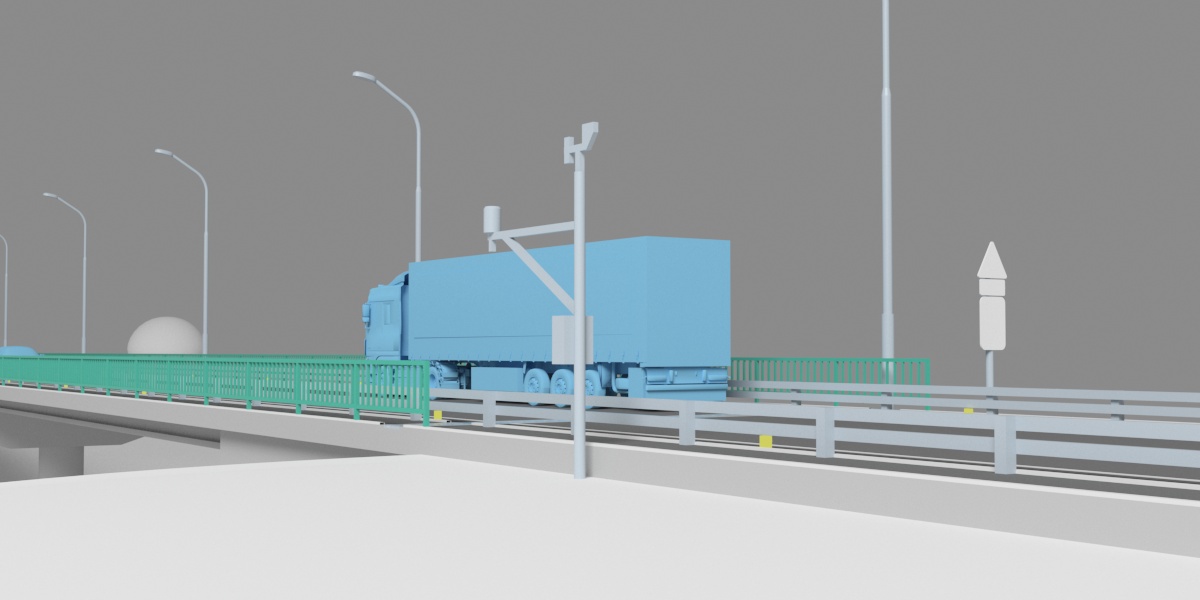 Архитектурная 3D визуализация. Мост 5